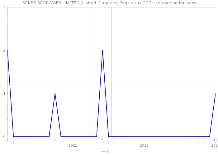 BCKRS BORROWER LIMITED (United Kingdom) Page visits 2024 