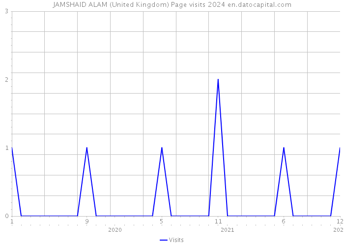 JAMSHAID ALAM (United Kingdom) Page visits 2024 