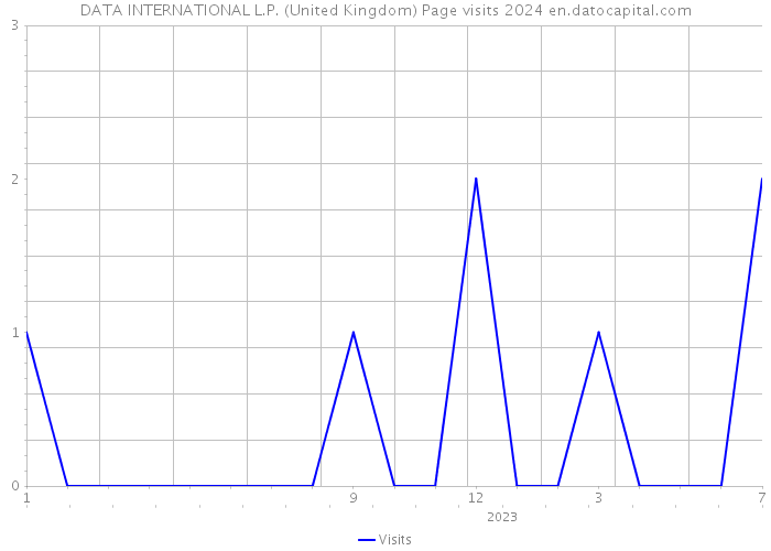 DATA INTERNATIONAL L.P. (United Kingdom) Page visits 2024 
