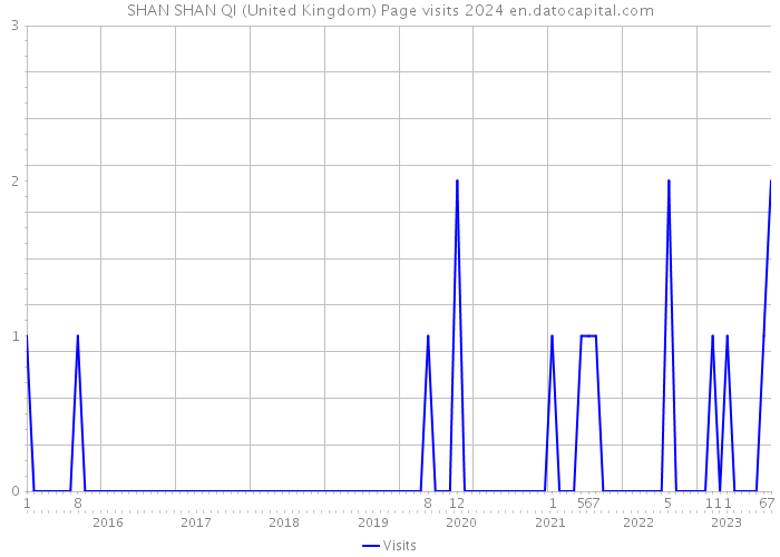 SHAN SHAN QI (United Kingdom) Page visits 2024 