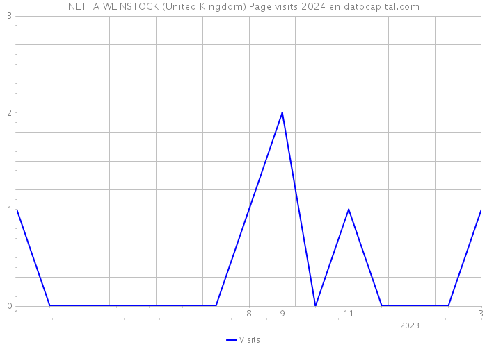 NETTA WEINSTOCK (United Kingdom) Page visits 2024 