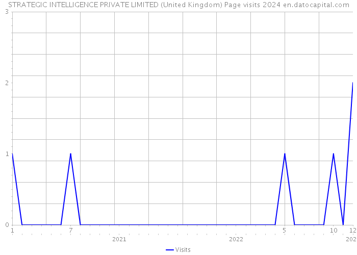 STRATEGIC INTELLIGENCE PRIVATE LIMITED (United Kingdom) Page visits 2024 