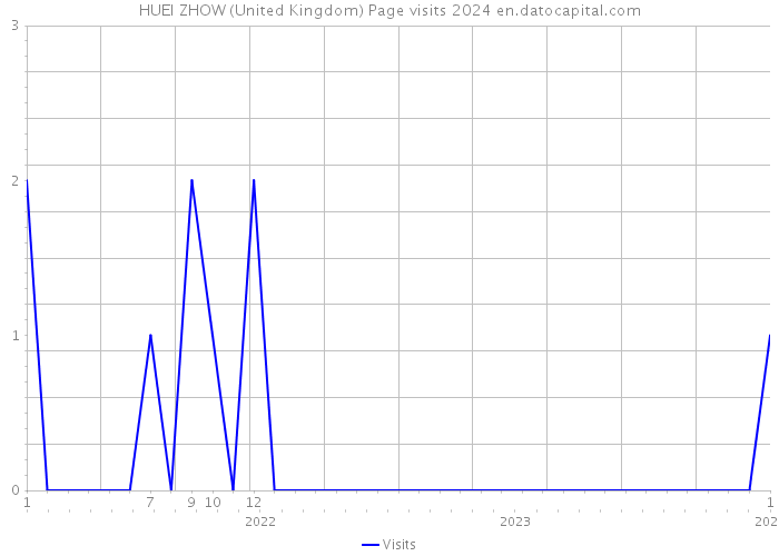 HUEI ZHOW (United Kingdom) Page visits 2024 