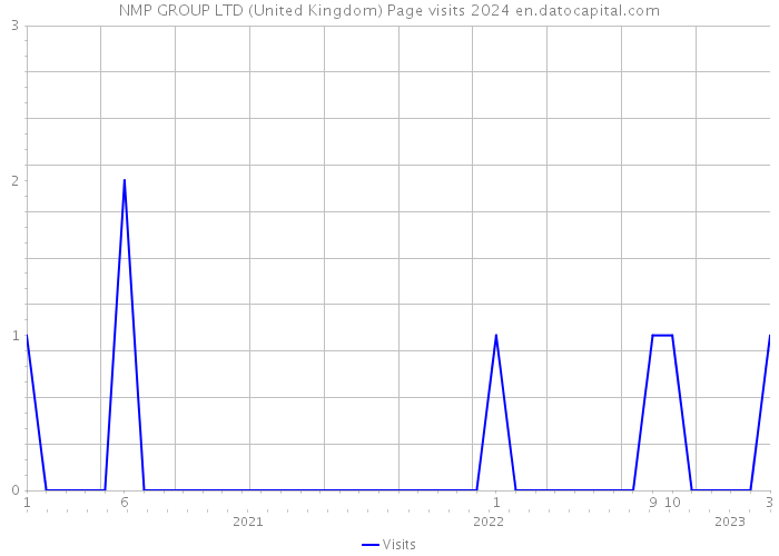 NMP GROUP LTD (United Kingdom) Page visits 2024 