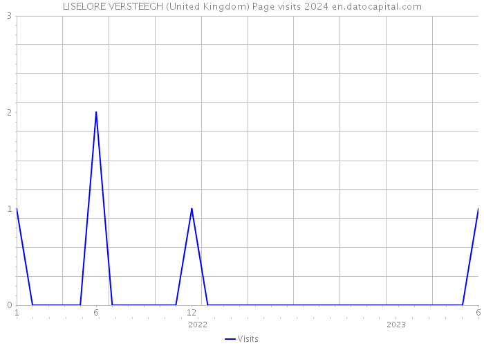 LISELORE VERSTEEGH (United Kingdom) Page visits 2024 