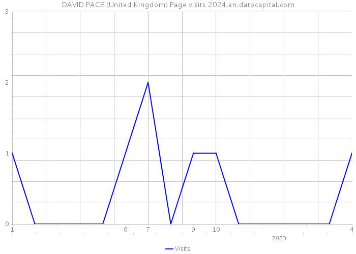 DAVID PACE (United Kingdom) Page visits 2024 