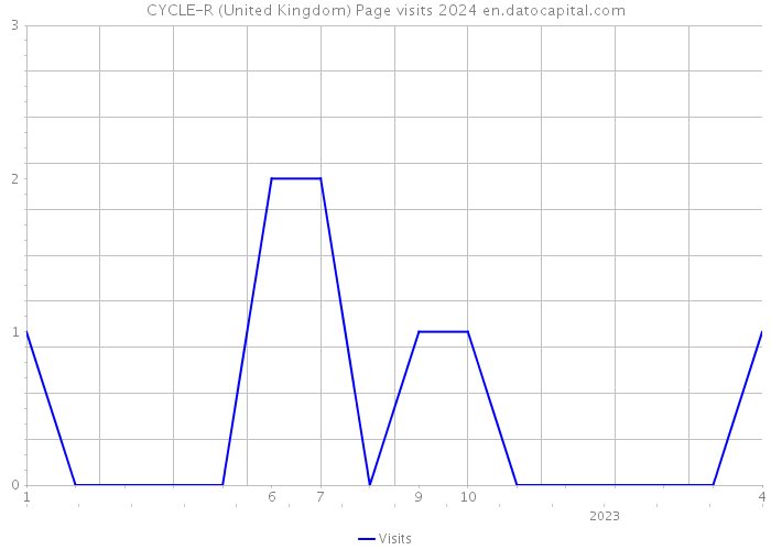 CYCLE-R (United Kingdom) Page visits 2024 