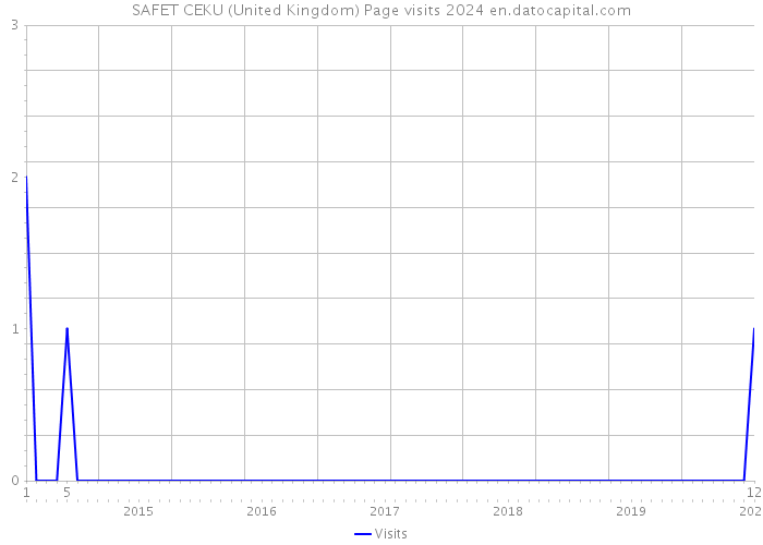 SAFET CEKU (United Kingdom) Page visits 2024 