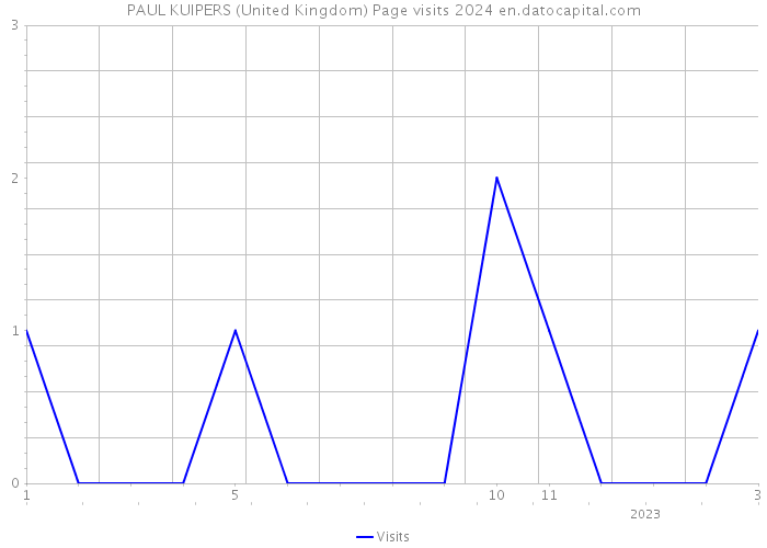 PAUL KUIPERS (United Kingdom) Page visits 2024 