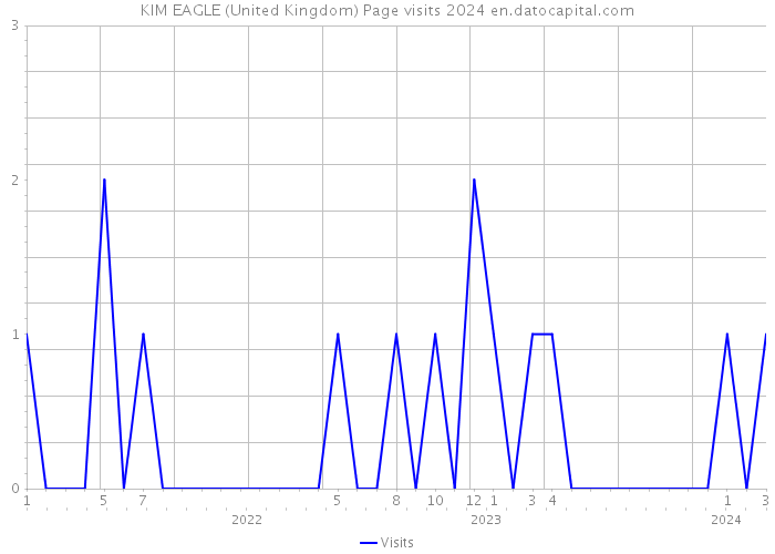 KIM EAGLE (United Kingdom) Page visits 2024 
