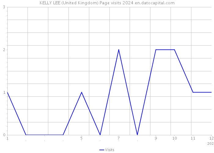 KELLY LEE (United Kingdom) Page visits 2024 