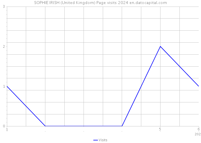 SOPHIE IRISH (United Kingdom) Page visits 2024 