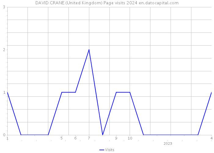 DAVID CRANE (United Kingdom) Page visits 2024 