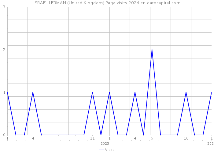 ISRAEL LERMAN (United Kingdom) Page visits 2024 