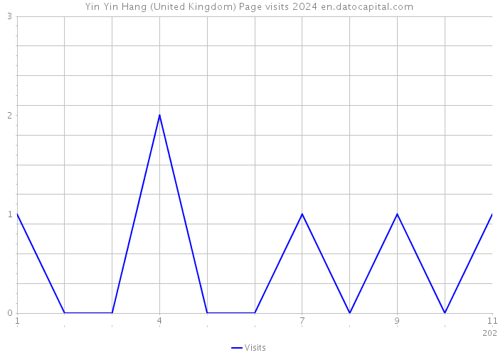 Yin Yin Hang (United Kingdom) Page visits 2024 