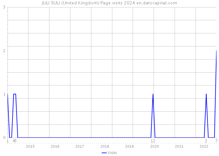 JULI SULI (United Kingdom) Page visits 2024 