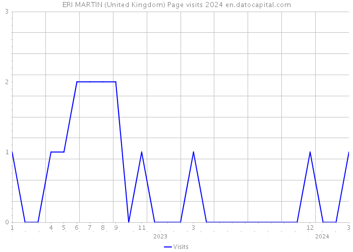 ERI MARTIN (United Kingdom) Page visits 2024 
