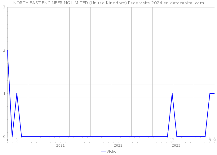 NORTH EAST ENGINEERING LIMITED (United Kingdom) Page visits 2024 