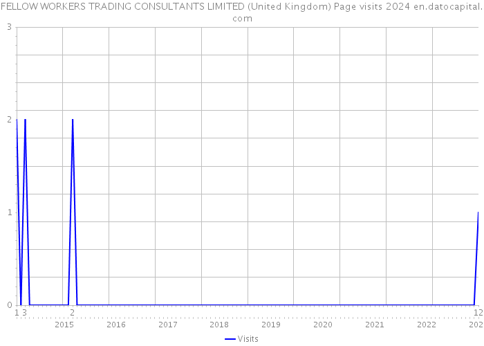 FELLOW WORKERS TRADING CONSULTANTS LIMITED (United Kingdom) Page visits 2024 