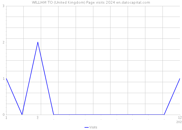 WILLIAM TO (United Kingdom) Page visits 2024 