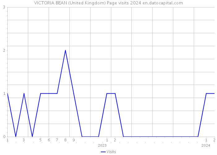 VICTORIA BEAN (United Kingdom) Page visits 2024 