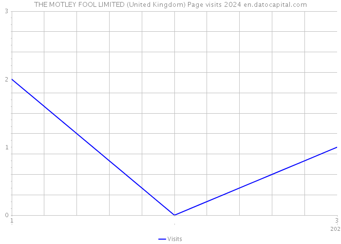 THE MOTLEY FOOL LIMITED (United Kingdom) Page visits 2024 