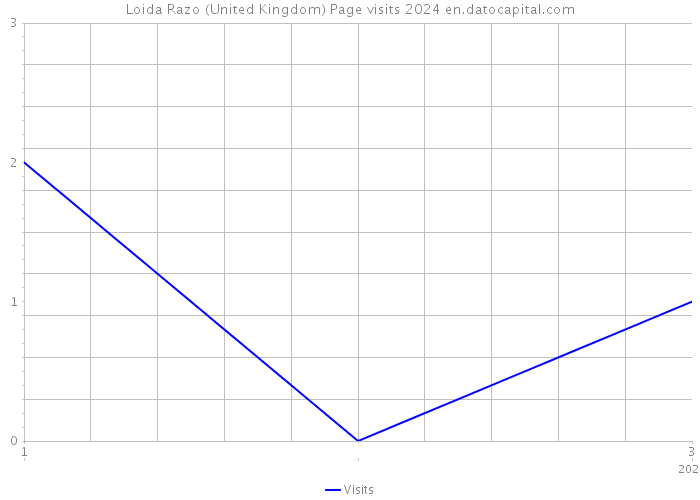 Loida Razo (United Kingdom) Page visits 2024 