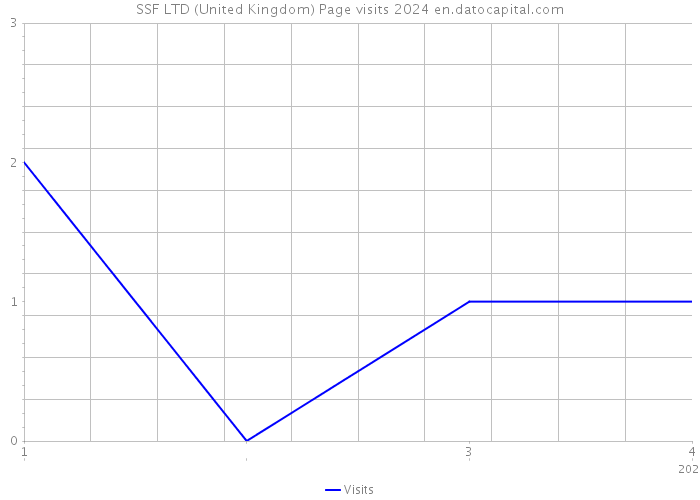SSF LTD (United Kingdom) Page visits 2024 