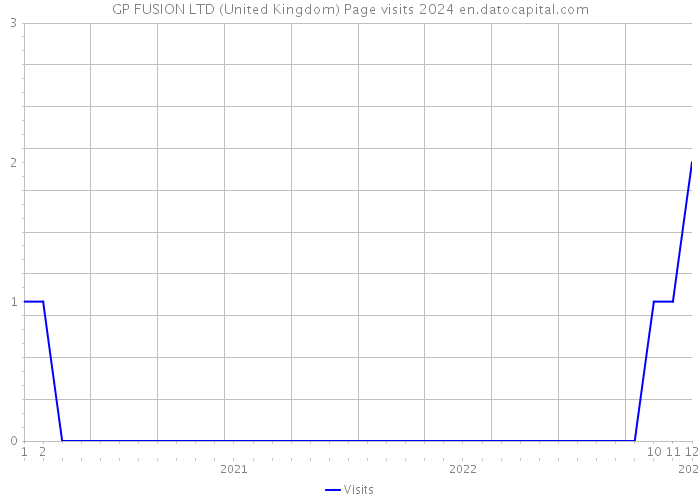GP FUSION LTD (United Kingdom) Page visits 2024 