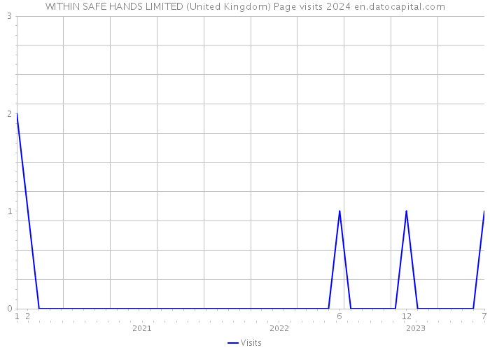 WITHIN SAFE HANDS LIMITED (United Kingdom) Page visits 2024 