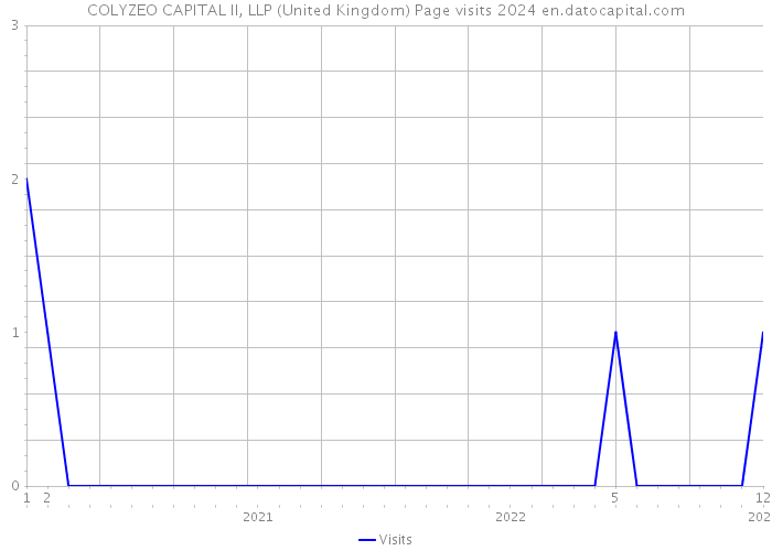 COLYZEO CAPITAL II, LLP (United Kingdom) Page visits 2024 