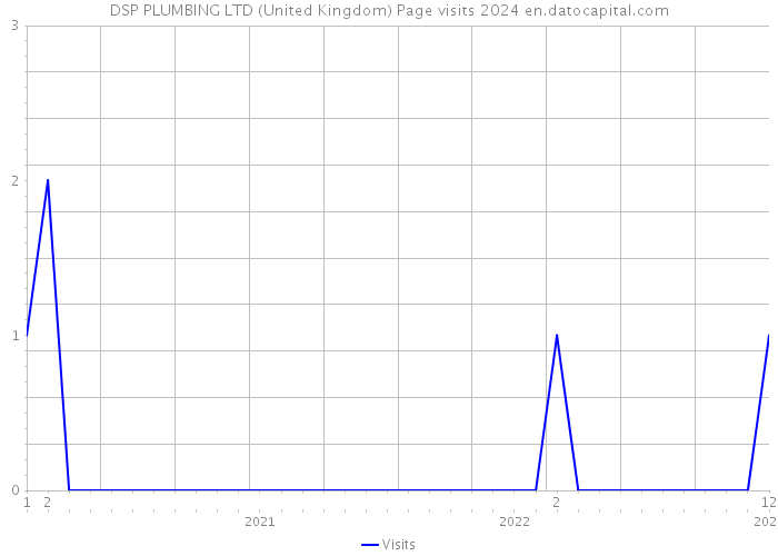 DSP PLUMBING LTD (United Kingdom) Page visits 2024 