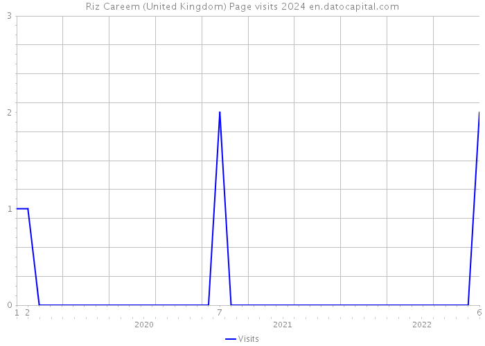 Riz Careem (United Kingdom) Page visits 2024 