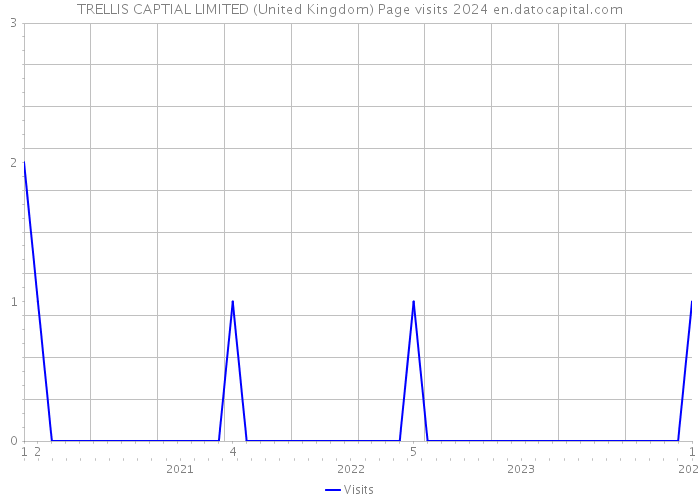 TRELLIS CAPTIAL LIMITED (United Kingdom) Page visits 2024 