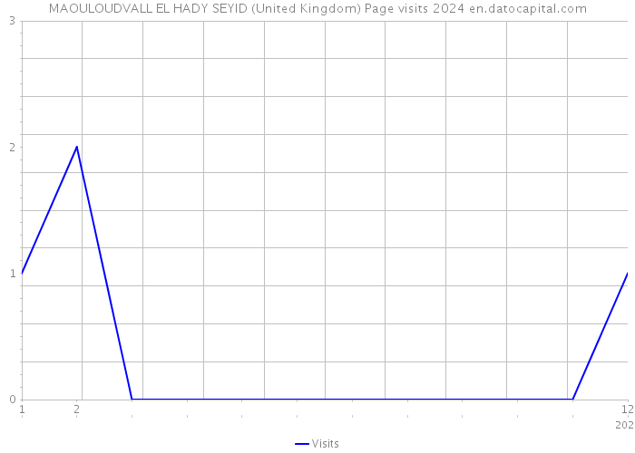 MAOULOUDVALL EL HADY SEYID (United Kingdom) Page visits 2024 