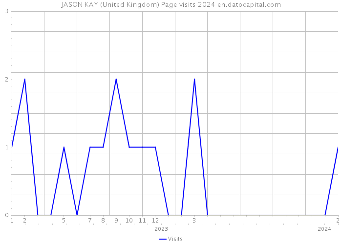 JASON KAY (United Kingdom) Page visits 2024 