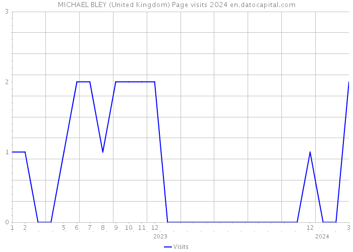 MICHAEL BLEY (United Kingdom) Page visits 2024 
