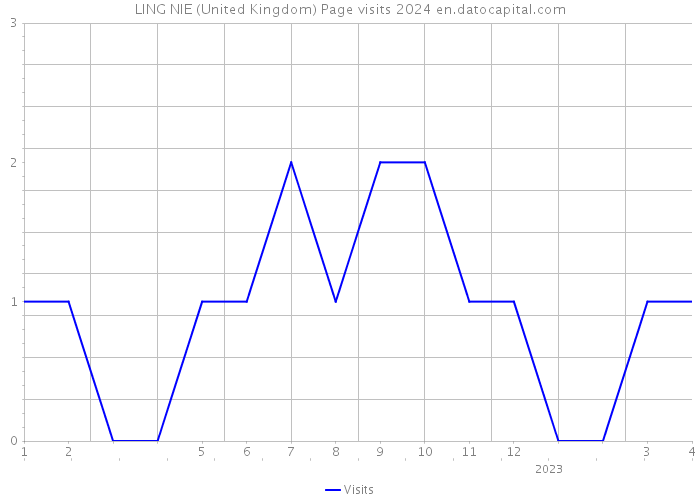LING NIE (United Kingdom) Page visits 2024 