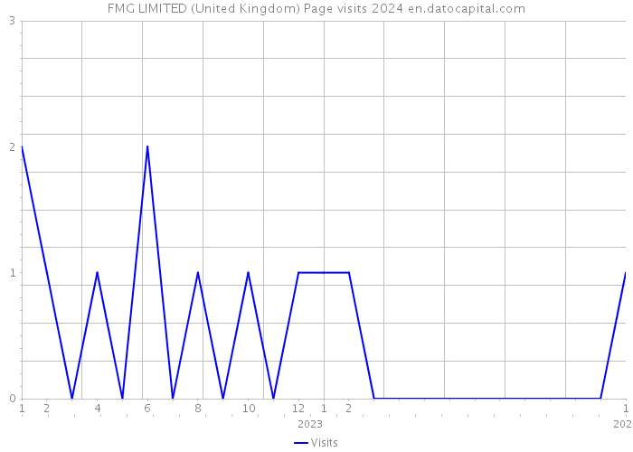 FMG LIMITED (United Kingdom) Page visits 2024 