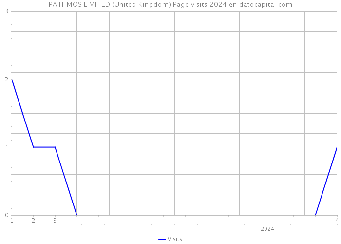 PATHMOS LIMITED (United Kingdom) Page visits 2024 