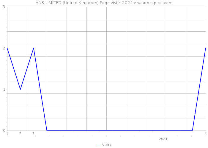 AN3 LIMITED (United Kingdom) Page visits 2024 