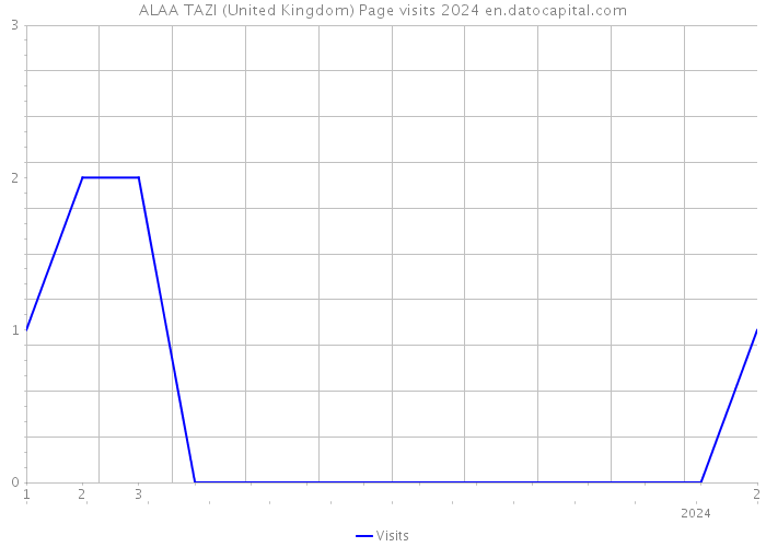 ALAA TAZI (United Kingdom) Page visits 2024 