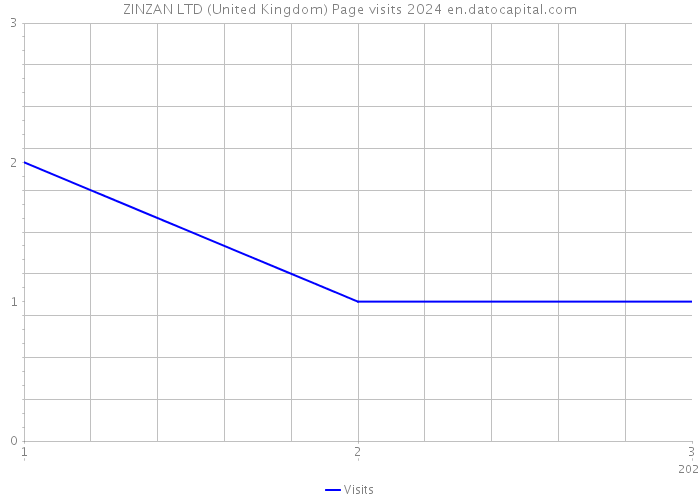 ZINZAN LTD (United Kingdom) Page visits 2024 