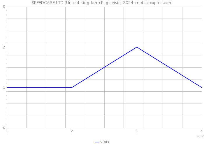 SPEEDCARE LTD (United Kingdom) Page visits 2024 
