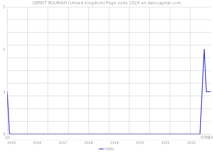 GERRIT BOUMAN (United Kingdom) Page visits 2024 