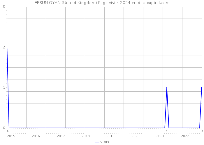 ERSUN OYAN (United Kingdom) Page visits 2024 