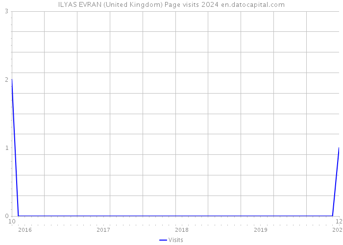 ILYAS EVRAN (United Kingdom) Page visits 2024 