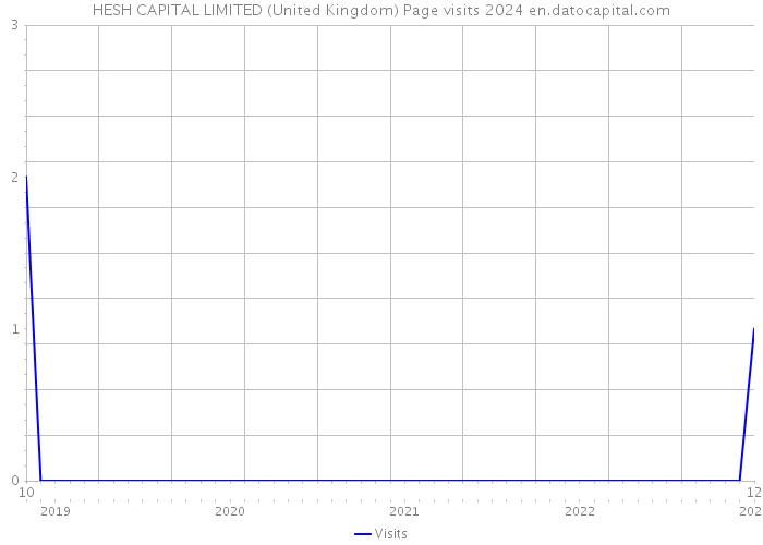 HESH CAPITAL LIMITED (United Kingdom) Page visits 2024 