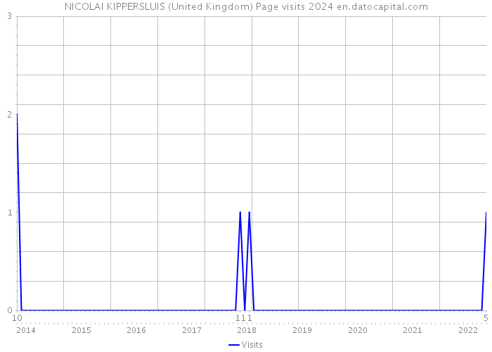 NICOLAI KIPPERSLUIS (United Kingdom) Page visits 2024 