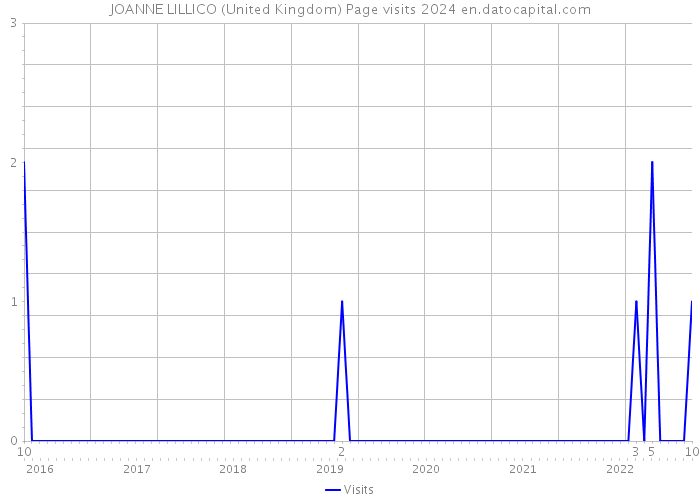 JOANNE LILLICO (United Kingdom) Page visits 2024 